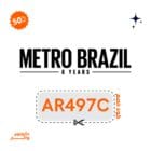 كود خصم مترو برازيل AR497C