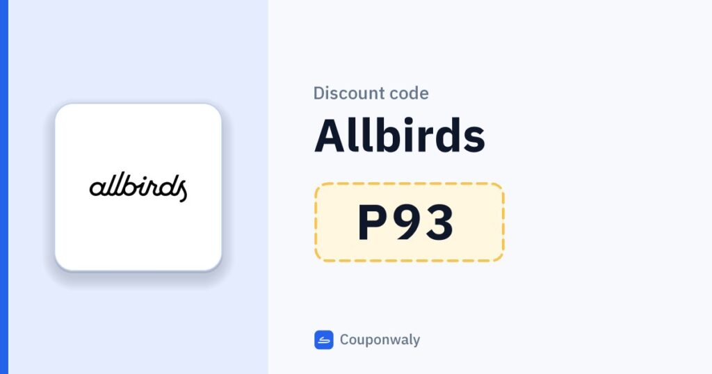 Discount code Allbirds P93