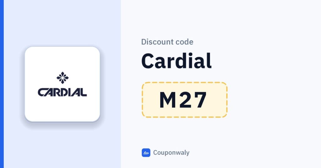 Discount code Cardial M27
