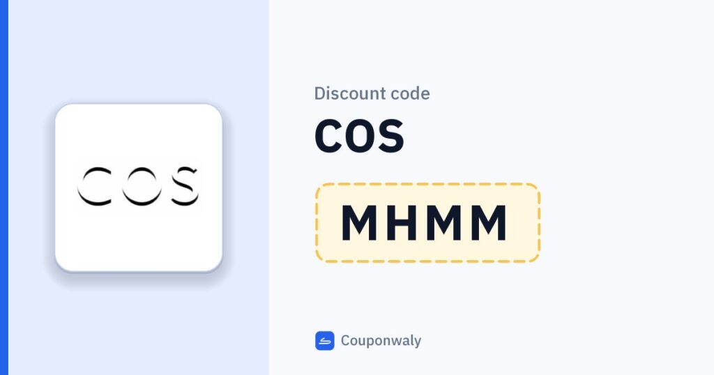 Discount code COS MHMM