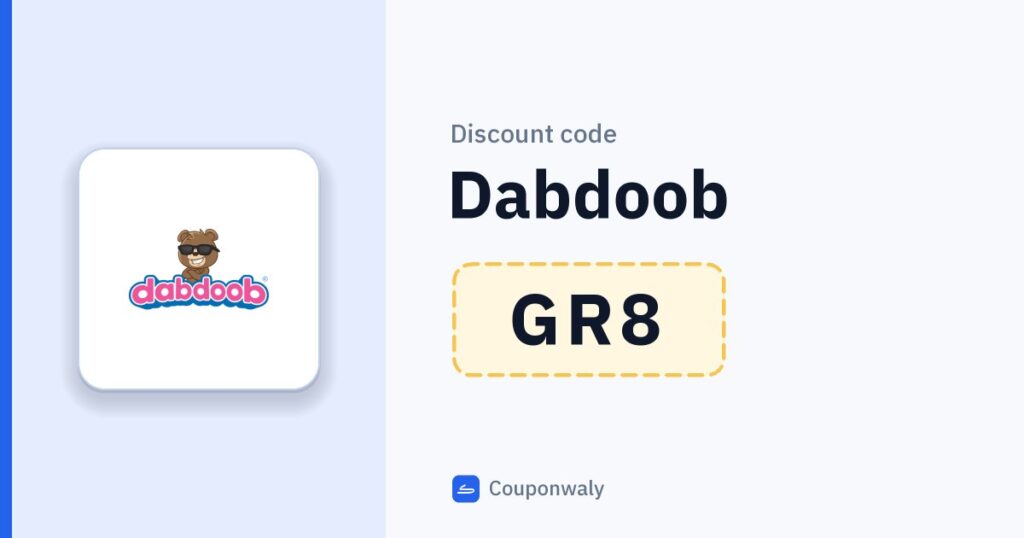 Discount code Dabdoob GR8