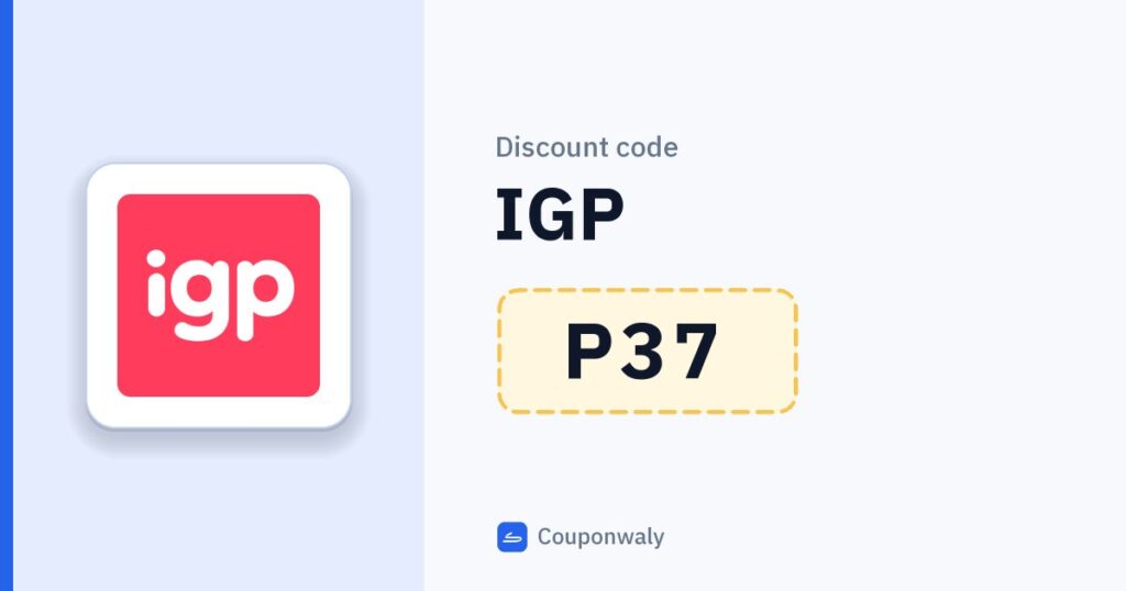 Discount code IGP P37