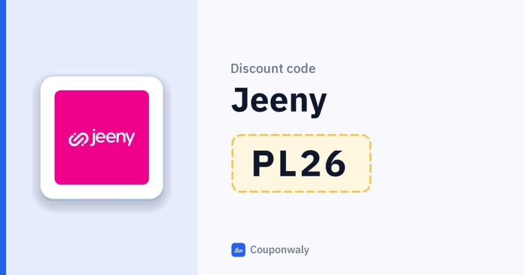 Discount code Jeeny PL26