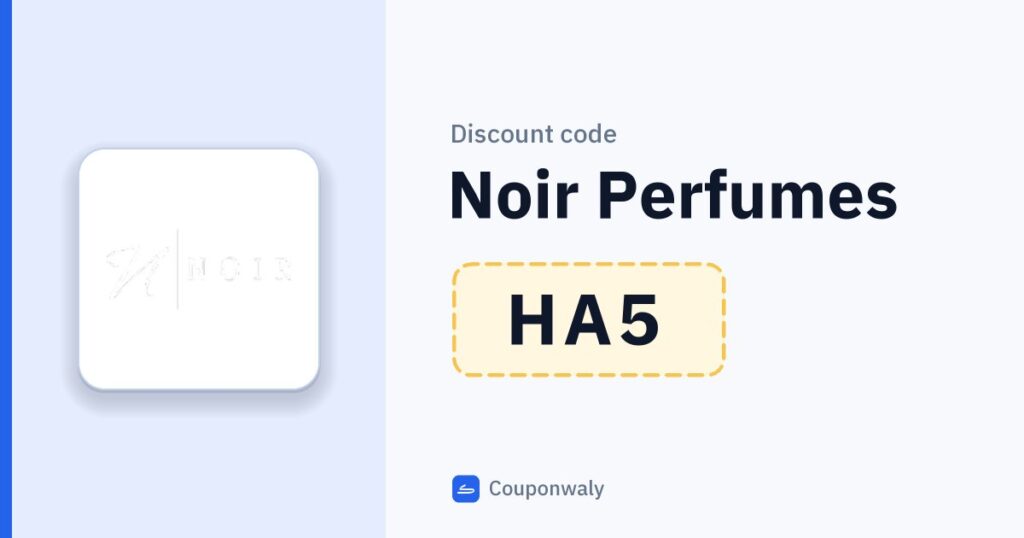 Discount code Noir Perfumes HA5