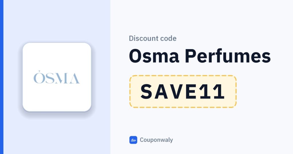 Discount code Osma Perfumes SAVE11
