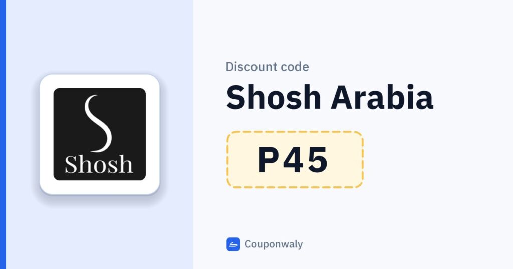 Discount code Shosh Arabia P45