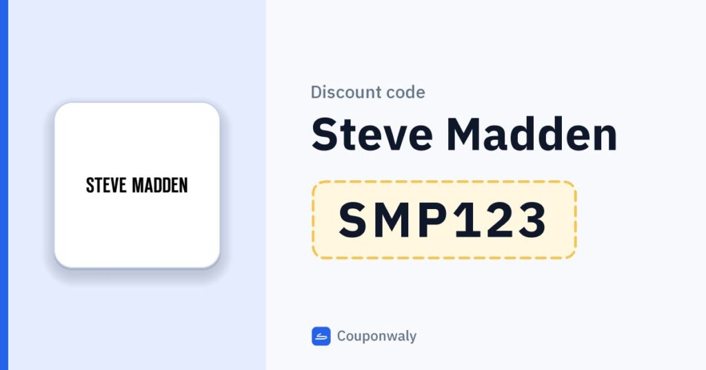 Discount code Steve Madden SMP123