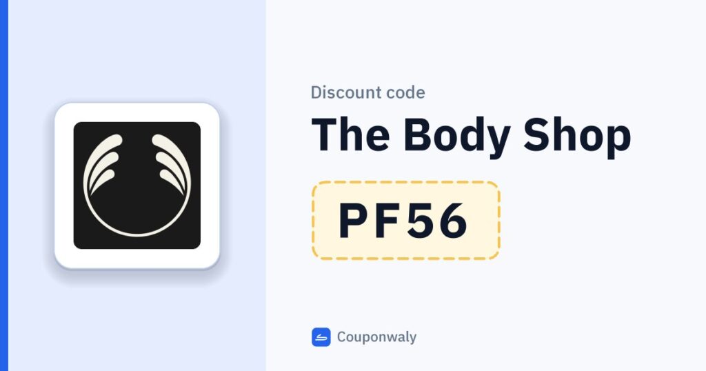Discount code The Body Shop PF56
