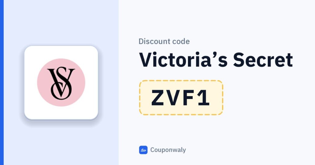 Discount code Victoria’s Secret ZVF1